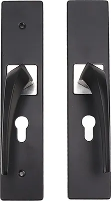 Image de Serrure de poignée de porte avec noyau de serrure composé Type universel de serrure de poignée de porte à béquille pour chambre à coucher