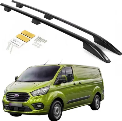 Obrázok produktu pre Dachreling FORD TRANSIT CUSTOM SHORT 2012-2023 SCHWARZ L1 farba