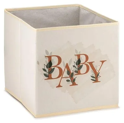 Produktbild von Faltbare Aufbewahrungsbox aus Stoff, 30 x 30 x 30 cm, für Spielzeug, Kleidung und Haushaltsgegenstände – robuste Aufbewahrungsbox ohne Griffe, platzsparend und faltbar, ideal