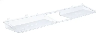 Produktbild von Bauknecht Whirlpool 481244068044 Lampenabdeckung Lampendeckel Glasabdeckung Lampenglasabdeckung Blende Abdeckung 453x80mm Dunstabzugshaube auch Ikea Indesit Ignis