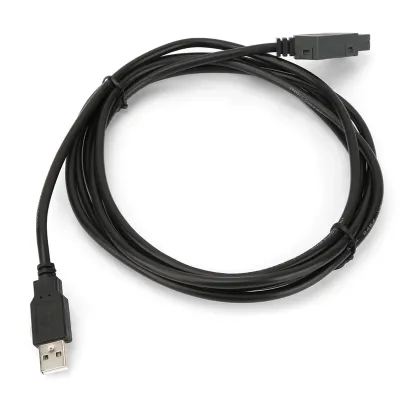 Obrázek produktu pro USB KABEL PVC programovací kabel kabel pro stahování měděný kabel s 45° ohnutou koncovkou a zástrčkou do zásuvky pro USB kabel Siemens řady LOGO