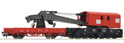 Zdjęcie produktu dla Roco 56240 Dźwig + wagon ochronny, prel.