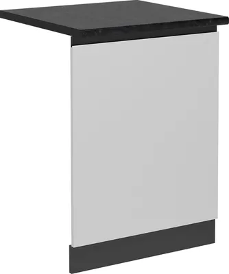 Zdjęcie produktu dla Panel przedni zmywarki Vicco R-Line Biały 60 cm J-Shape, BP Antracyt, Model 55121