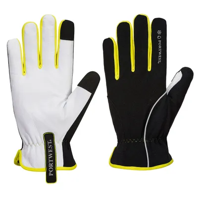 Produktbild von Portwest A776 PW3 Winterhandschuh Black/Yellow Gr. L