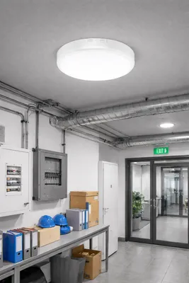 Produktbild von Braytron LED Deckenleuchte mit Notlicht Bewegungsmelder Farbwahl 4CCT 10W 20W IP54 Akku bis 4 Stunden