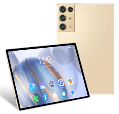 Produktbild von Tablet 8 GB + 256 GB 10,1-Zoll-Bildschirm 5G-Anrufe 10-Core-MTK6797-Prozessor 128 GB erweiterbarer Speicher Grosse Speicherkapazitaet Hochklarer grosser Bildschirm BT5.0 7000-mAh-Akku Lange Standby-Zeit Multifunktionale Netzwerkverbindung