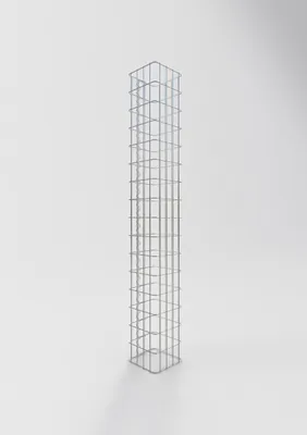 Obrázek produktu pro Gabionový sloup, čtvercový 22 cm x 22 cm, 160 cm vysoký, MW 5 cm x 10 cm