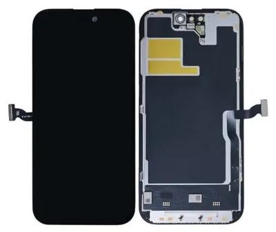 Produktbild von LCD Display (Soft OLED) + Touchscreen kompatibel mit Apple iPhone 14 Pro (IC Removable), schwarz