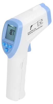 Image de Thermomètre infrarouge sans contact pour porcs, scanner de température animale avec affichage numérique