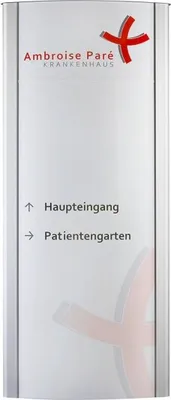 Produktbild von FRANKFURT Außenaufsteller, Beschriftungsfläche weiß, 300 x 108,5 cm