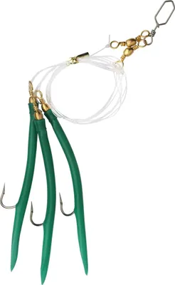 Produktbild von Shakespeare Gummi Makk Rig 5/0 Green Vorfach - Pilkvorfach