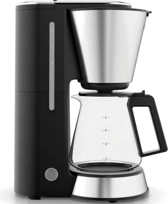 Produktbild von FORSMANO Filterkaffeemaschine mit 0,6 l Aromakanne, Kompakte Edelstahl kaffeemaschine, Für 5 Tassen aromatischen Kaffee, 36 x 27 x 19 cm