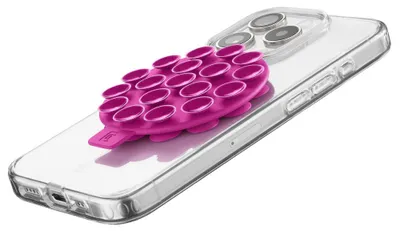 Produktbild von Cellularline Bubble, Griffigkeit, Pink, Universal, Silikon, Universal, Saugnapf