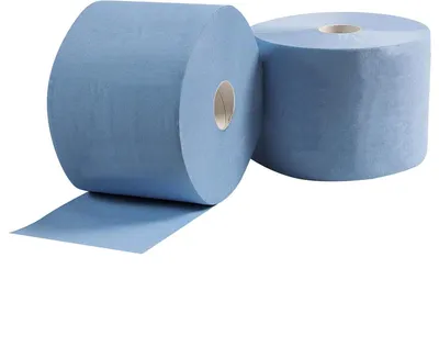 Produktbild von Papierrolle 22cm 2-lagig 2x 500 Blatt | Papierrolle | Putztuch | Putzpapier | Putzpapierrolle