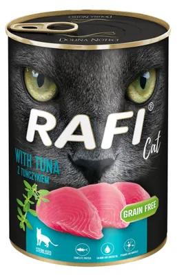 Zdjęcie produktu dla Dolina Noteci Rafi Cat Adult Tuńczyk - Mokra Karma dla Kota - 400 g