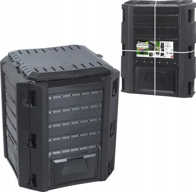 Produktbild von Prosperplast Komposter frostsicher 380l schwarz Compogreen
