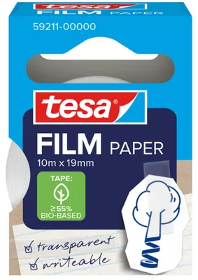Productafbeelding van tesa Plakfolie Paper 59211-00000-00, 10 x 19 mm