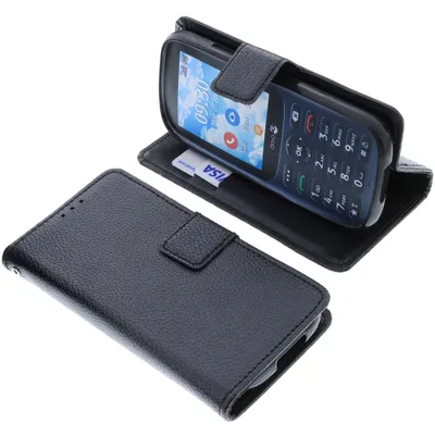 Produktbild von foto-kontor Tasche kompatibel mit Doro 730X Book Style schwarz Schutz Hülle Buch