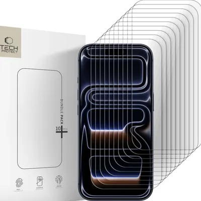 Obrázok produktu pre Tech-Protect Bundle 10-Pack Iphone 16 Pro / 17 / 17 Pro Priehľadné (5906302335725)