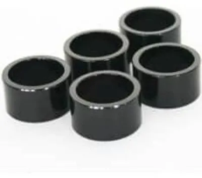 Zdjęcie produktu dla element dystansowy 1-1/8 cala 20 mm aluminium czarny 5 szt