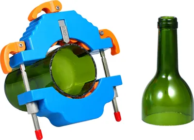 Obrázek produktu pro Řezák na skleněné lahve DIY nástroj na řezání lahví na víno, pivo, šampaňské, stínidla, květináče, vázy a podobně