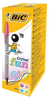 Produktbild von BIC Cristal large Blau, Grün, Pink, Violett Stick-Kugelschreiber 20 Stück(e)