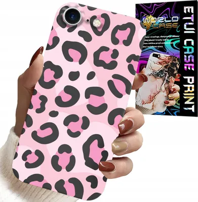 Image de Étui Pour Iphone Se / Se2 - Imprimé Léopard Rose Motif Féminin