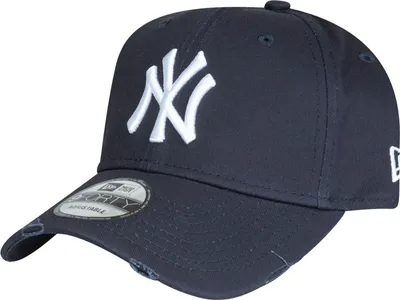 Zdjęcie produktu dla Czapka z daszkiem New Era 9Forty Strapback Cap - DISTRESSED NY Yankees navy