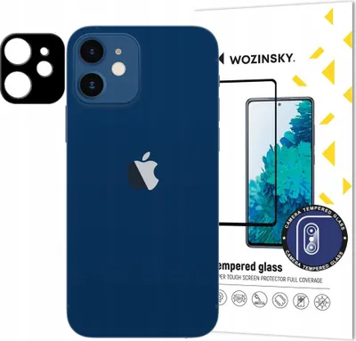 Immagine prodotto di Wozinsky Vetro di sicurezza temperato 9H per l'intera fotocamera Fotocamera per Iphone 12 Mini