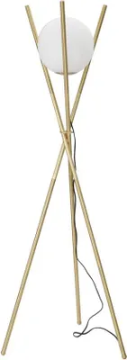 Immagine prodotto di Lampada da Terra Glamy x Ø55x155 cm in Ferro e Vetro Oro e Bianco