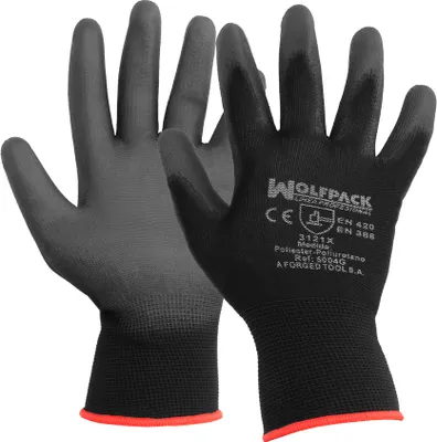 Image de Gants en polyuréthane/nylon imprégnés 9" (paire)