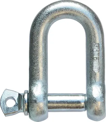 Produktbild von 4 Schäkel Verbinder Schaekel D-Schäkel gerade 6 mm verzinkt