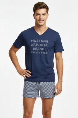 Produktbild von Mustang Short Set Schlafanzug Nachtwäsche Pyjama  STANDARD 100 für Männer
