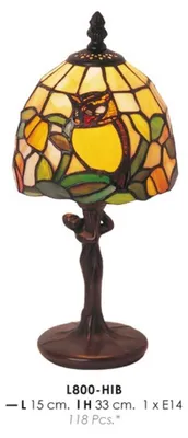 Produktbild von Casa Padrino Tiffany Tischleuchte Ø 15 x H. 33 cm - Luxus Schreibtischleuchte
