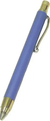Produktbild von Profi-Marker mit Spitzer und Clip, blau, Graphitmine,HB,Ø 5,6 mm