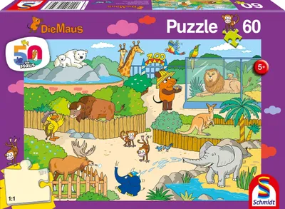 Produktbild von Schmidt Spiele Puzzle: Im Zoo, 60 Teile