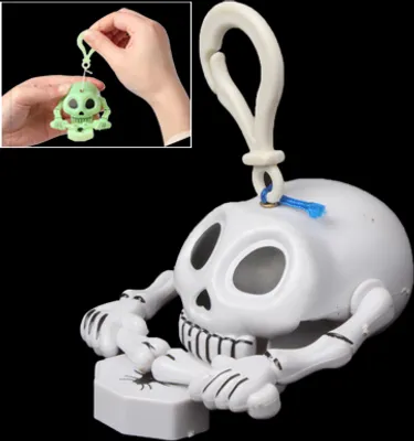 Immagine prodotto di Simpatico scheletro giocattolo stile tamburo (bianco)