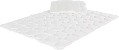 Produktbild von Träumeland EinziehdeckenSET Lyocell, Größe 100 x 135 cm + 40 60 cm, Traeumeland T060178, weiß