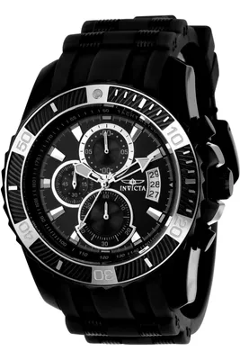 Produktbild von Invicta Pro Diver - SCUBA 22433 Herrenuhr - Quarzwerk - Edelstahl mit schwarzem Zifferblatt - 45 mm