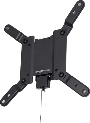 Image de AmazonBasics Support mural pour téléviseur Accessoires pour téléviseur Salon Fixation stable 12 à 40 pouces VESA 200 x 200 Noir