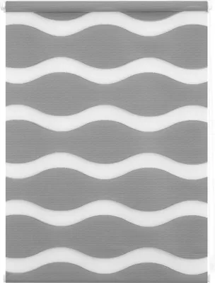 Produktbild von Duo Rollo Welle Klemmfix, ohne Bohren Grau 60 cm x 15