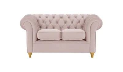 Produktbild von SLF24 - Zweisitzer-Sofa Chesterfield - helllila - Velluto 14