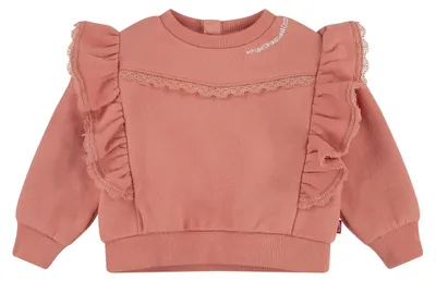 Produktbild von Levi's Kids Lvg crew with ruffle Mädchen Terra Cotta 9 Monate