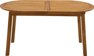 Produktbild von Miliboo - Ausziehbarer Gartentisch mit integrierter Verlängerung aus Massivholz B160-210 cm MAYEL