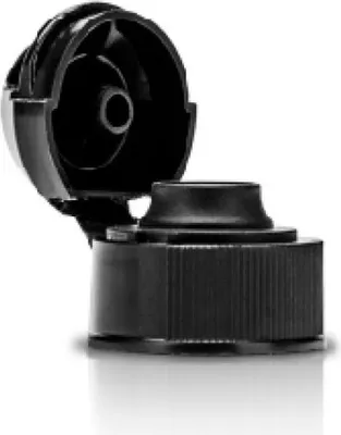 Produktbild von Flaschenverschluss Popper Topper Schwarz mit Einhandbedienung für 25ml, 24ml, 10ml und 9ml Flaschen