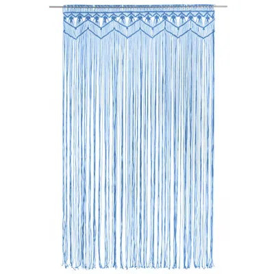 Immagine prodotto di Tenda Macramè Blu 140x240 cm in Cotone