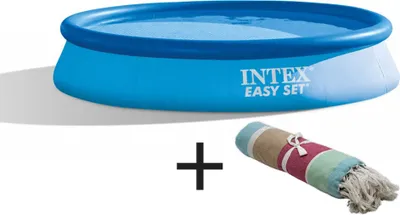 Obrázok produktu pre Intex 28118NP, 3077 L, Nafukovací bazén, Dieťa a dospelý, Modrá, 10,3 kg