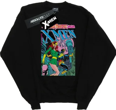 Produktbild von Marvel - "X-Men The Dark Phoenix Saga" Sweatshirt für Herren BI48648 (4XL) (Schwarz)
