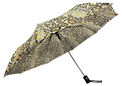 Image de Petit parapluie boule de neige motif léopard