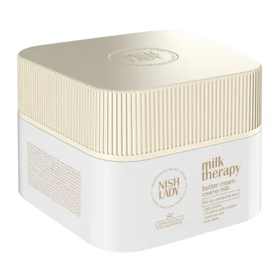 Obrázok produktu pre Nishlady | Krém na vlasy - Milk Therapy - 275 ml - Mliečne proteíny - Regenerácia - Intenzívny lesk